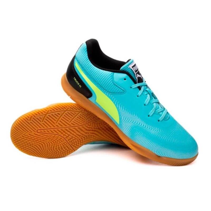 Sapatilhas de Futsal Adulto PUMA TRUCO III. Aqua