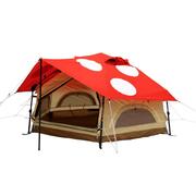 Mini kinoko T2-930-RD 2 Person Camping Tent - Red