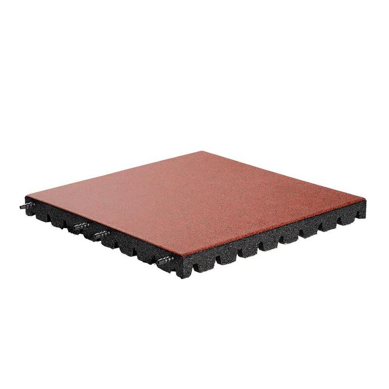 Dalle en caoutchouc EPDM - Terra - 50x50 cm - 45mm - avec stylos