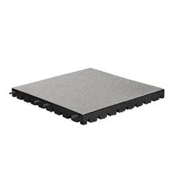 Dalle en caoutchouc EPDM - Gris - 50x50 cm - 45mm - Incl. Des stylos
