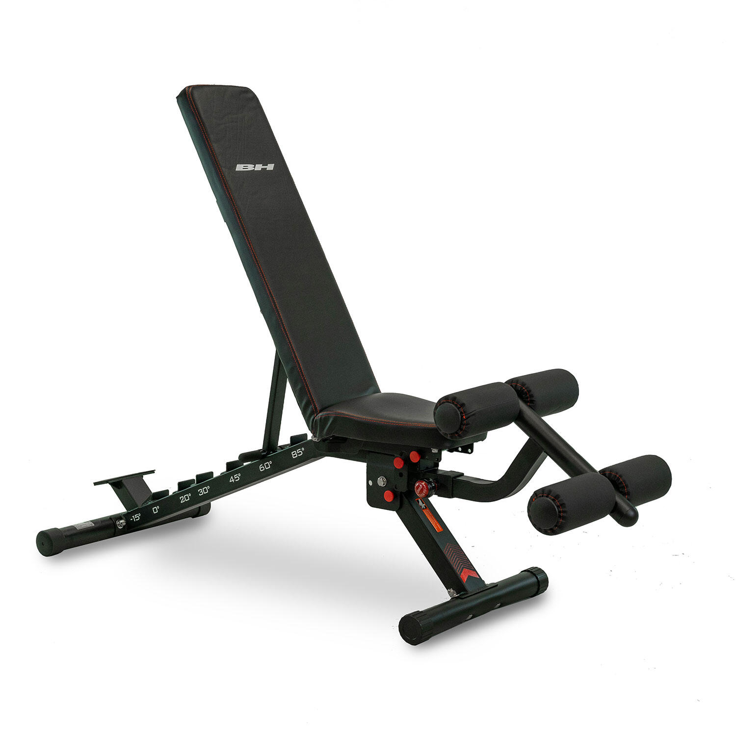 Bh Fitness - Banc De Musculation Multipositions G322 Adjustable Weight Bench - Banc De Musculation - Noir|rouge - Taille Unique - Decathlon
