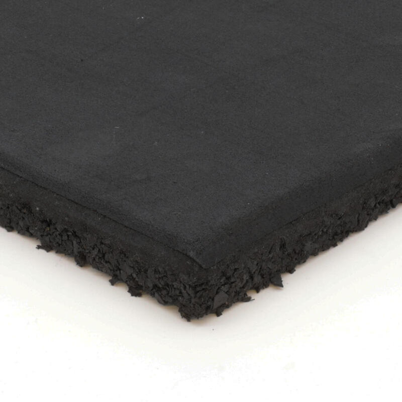 Gresie sport neagră - 100x100 cm - 15 mm - EPDM