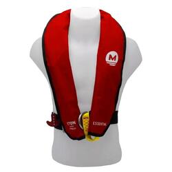 Gilet de sauvetage gonflable automatique 170N avec harnais ESSENTIAL Rouge