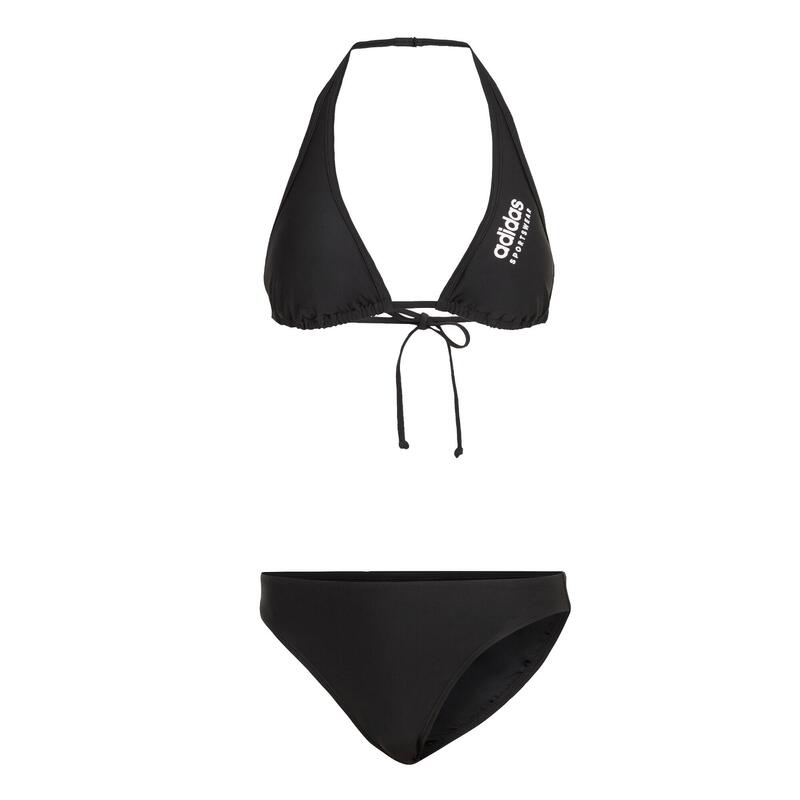 Costum de baie Sportswear cu bureți și prindere la gât