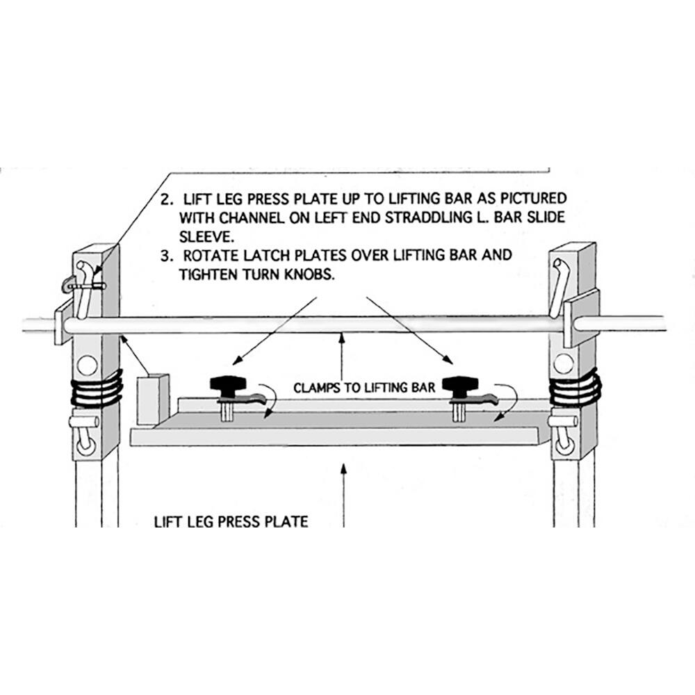 Ironmaster Leg Press Plate 3/3