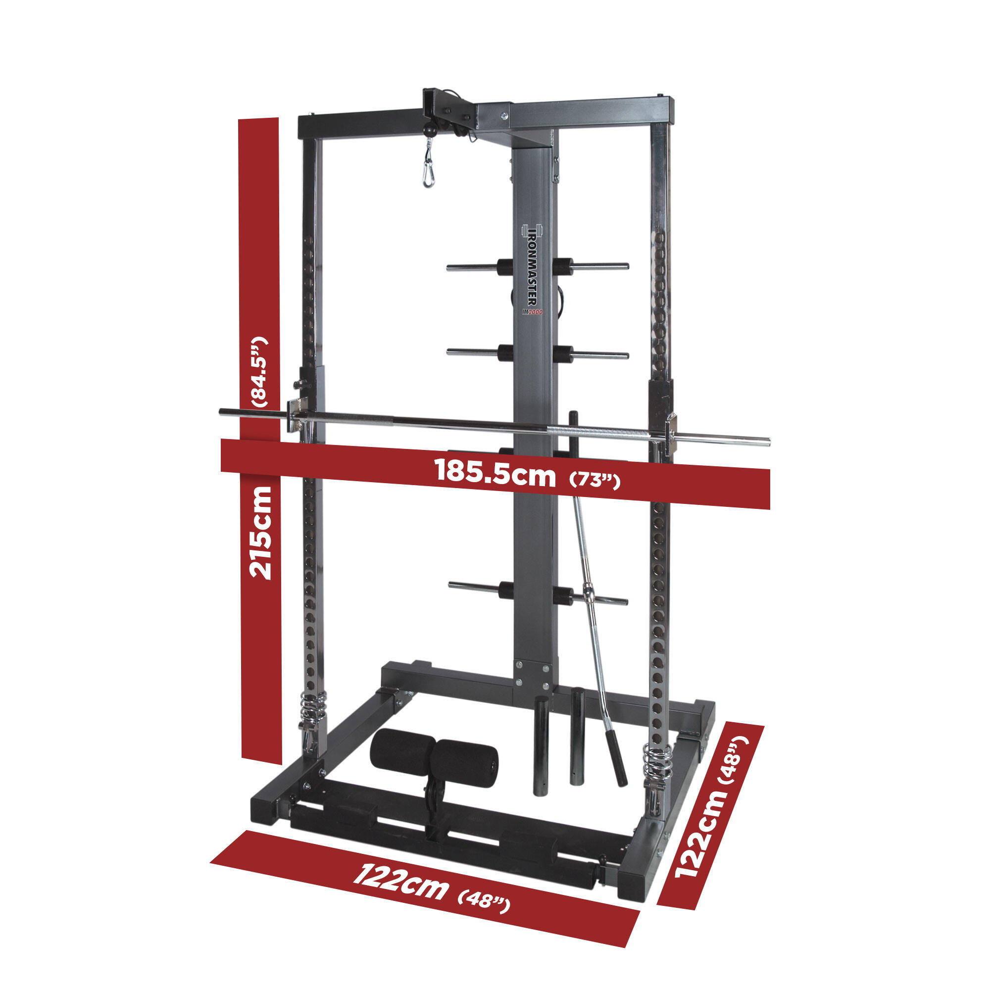 Ironmaster IM2000 Base Unit (Station d'haltères longs) 7/7