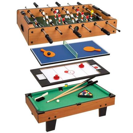 Tabletop multijeux 81x43x27 cm 4 en 1 CB Games