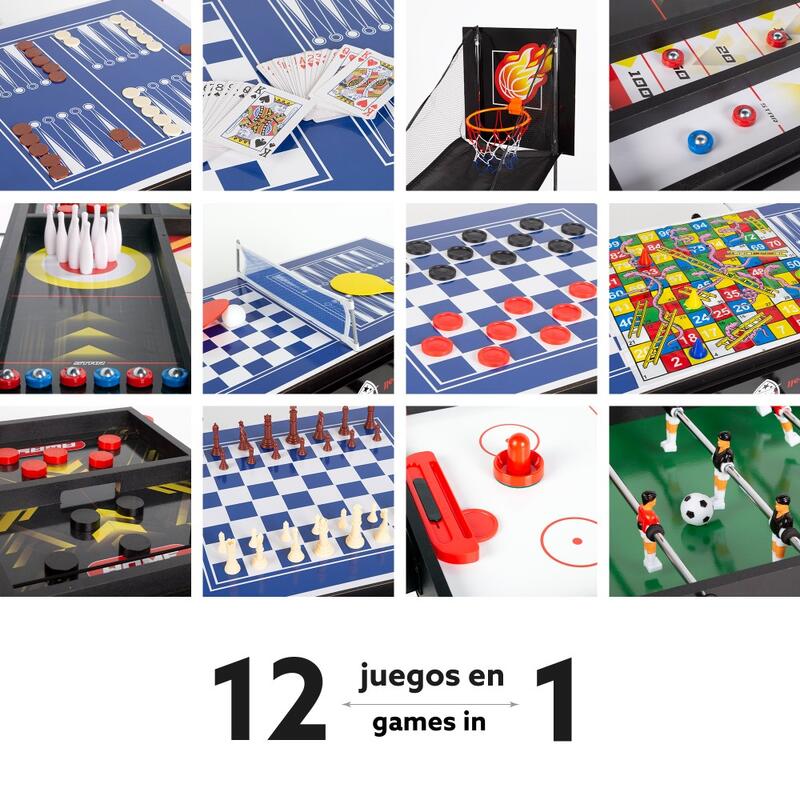 Mesa multijogos 12 em 1 CB Games