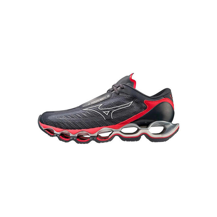 Wave Prophecy 12 Men Road Running Shoes Grey x Red