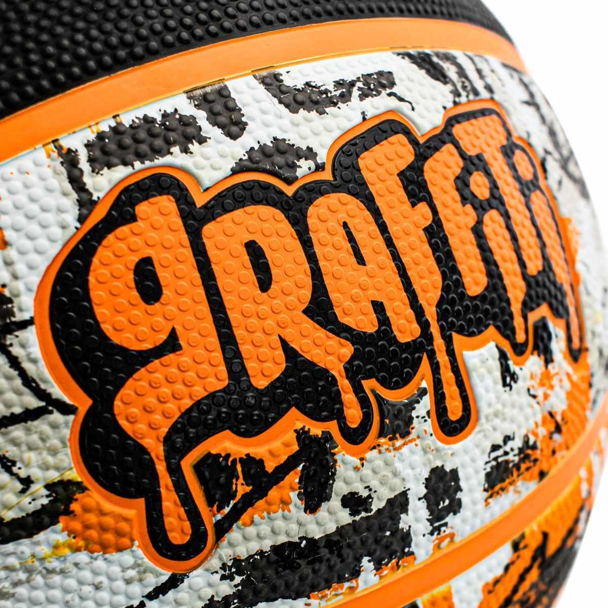 BALLON DE BASKET GRAFITI OUTDOOR T7 orange Spalding 3/3