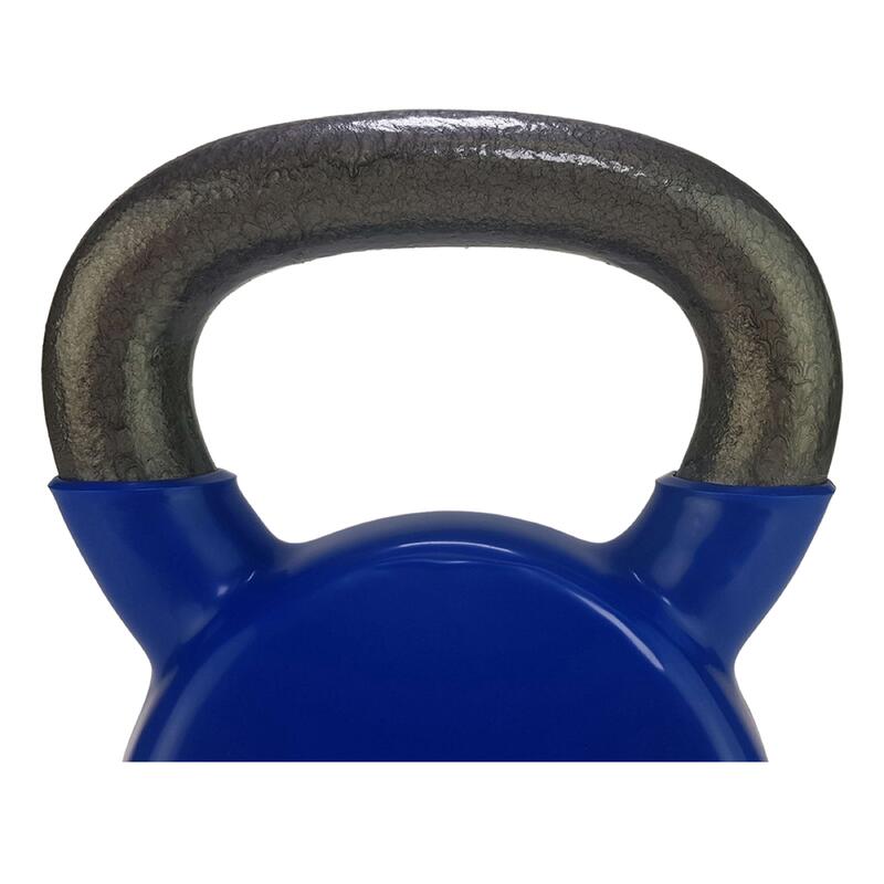 Kettlebell en fonte de vinyle 12 kg