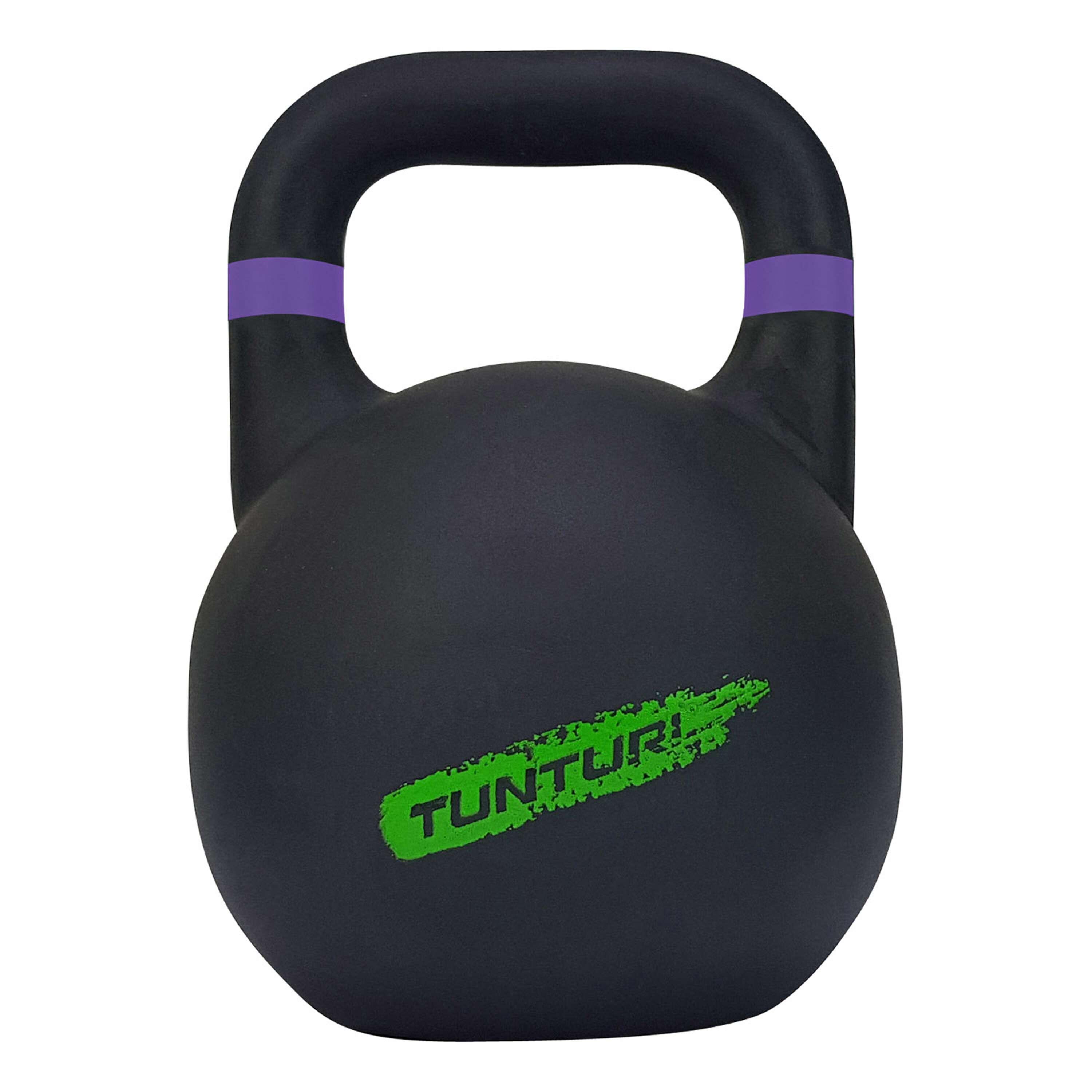 Kettlebell Tunturi Competition 20 kg acier noir poignée 33 mm 6/7