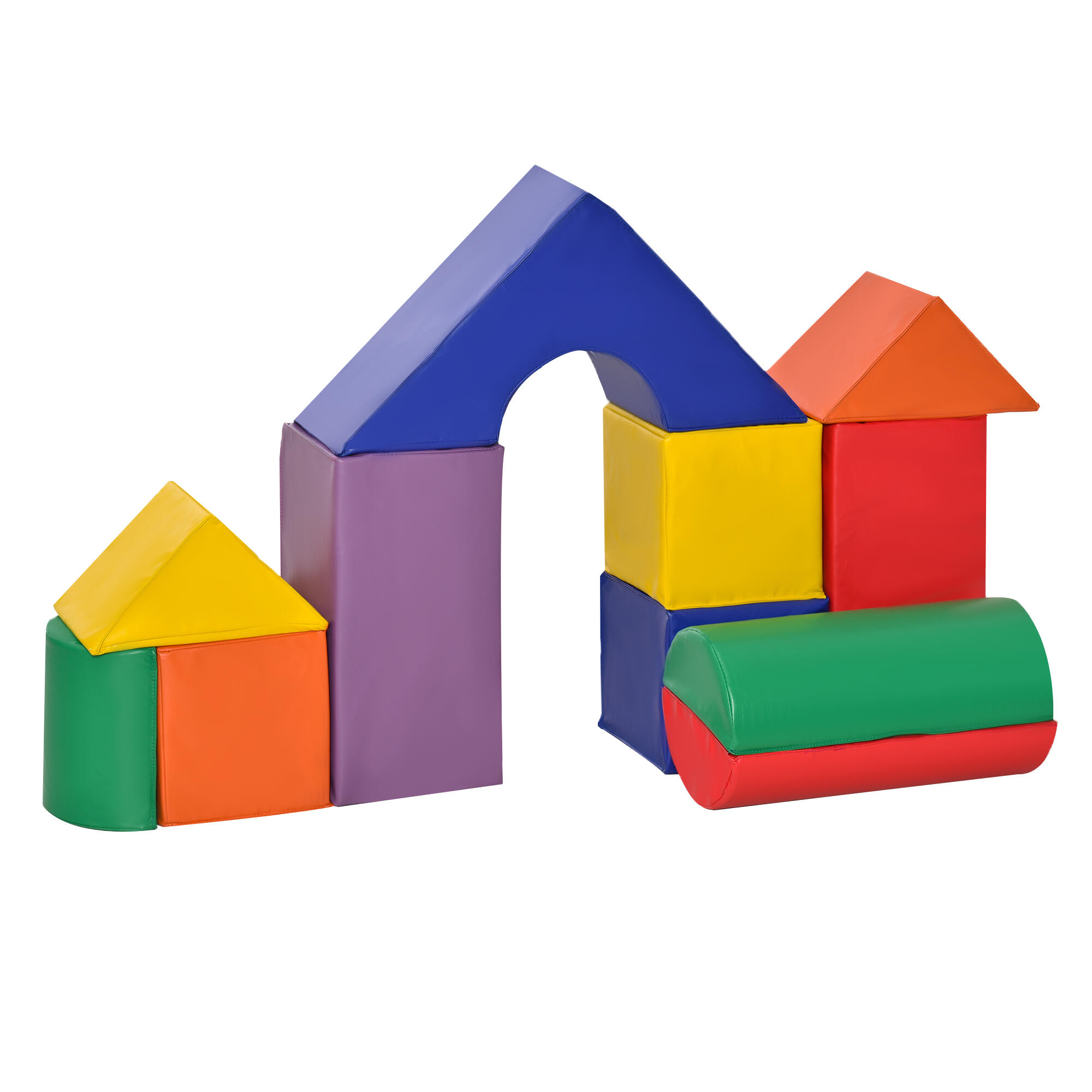 Bloques de Espuma HOMCOM 50x50x25 cm Multicolor 6/7