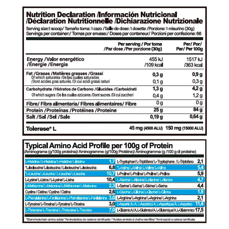 Proteína de suero Life Pro Isolate Zero 2kg