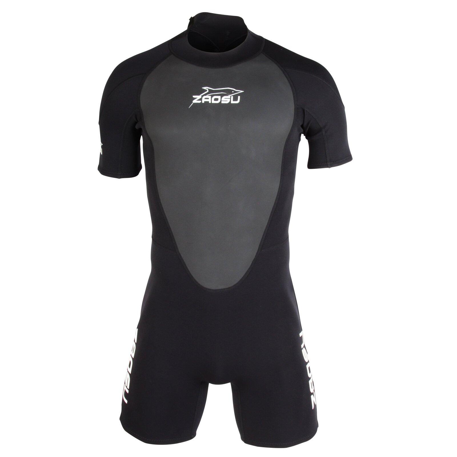 ZAOSU Neopren Shorty 2-3mm Freiwasser Unisex - Aqua Essential schwarz