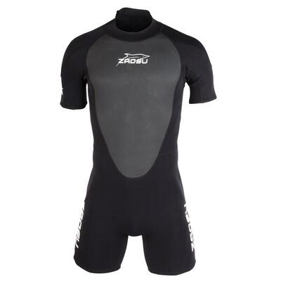 Neopren Shorty 2-3mm Freiwasser Unisex - Aqua Essential schwarz