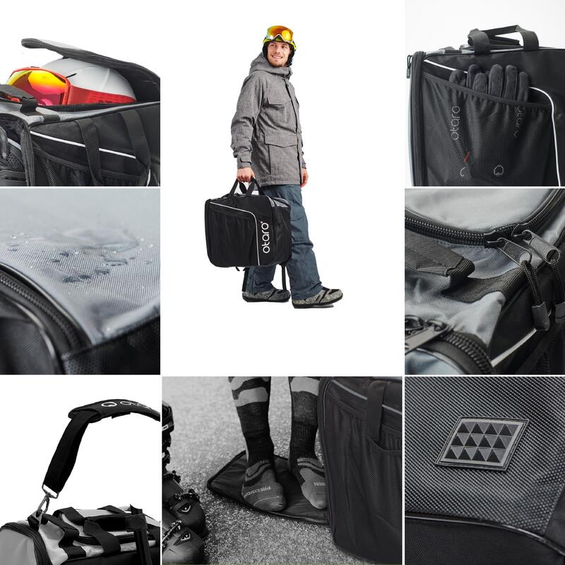Bolsa para botas de esquí con compartimento para botas | Classic 44L gris