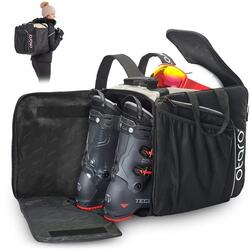 Sac à dos pour chaussures de ski +compartiment pour casque| Pro 57L Blanc givré