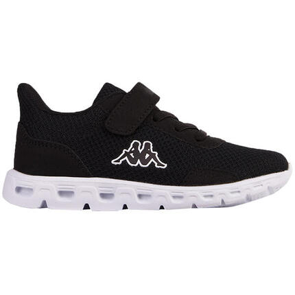 Kappa kinderschoenen Getup K zwart - mesh, veters en klittenband