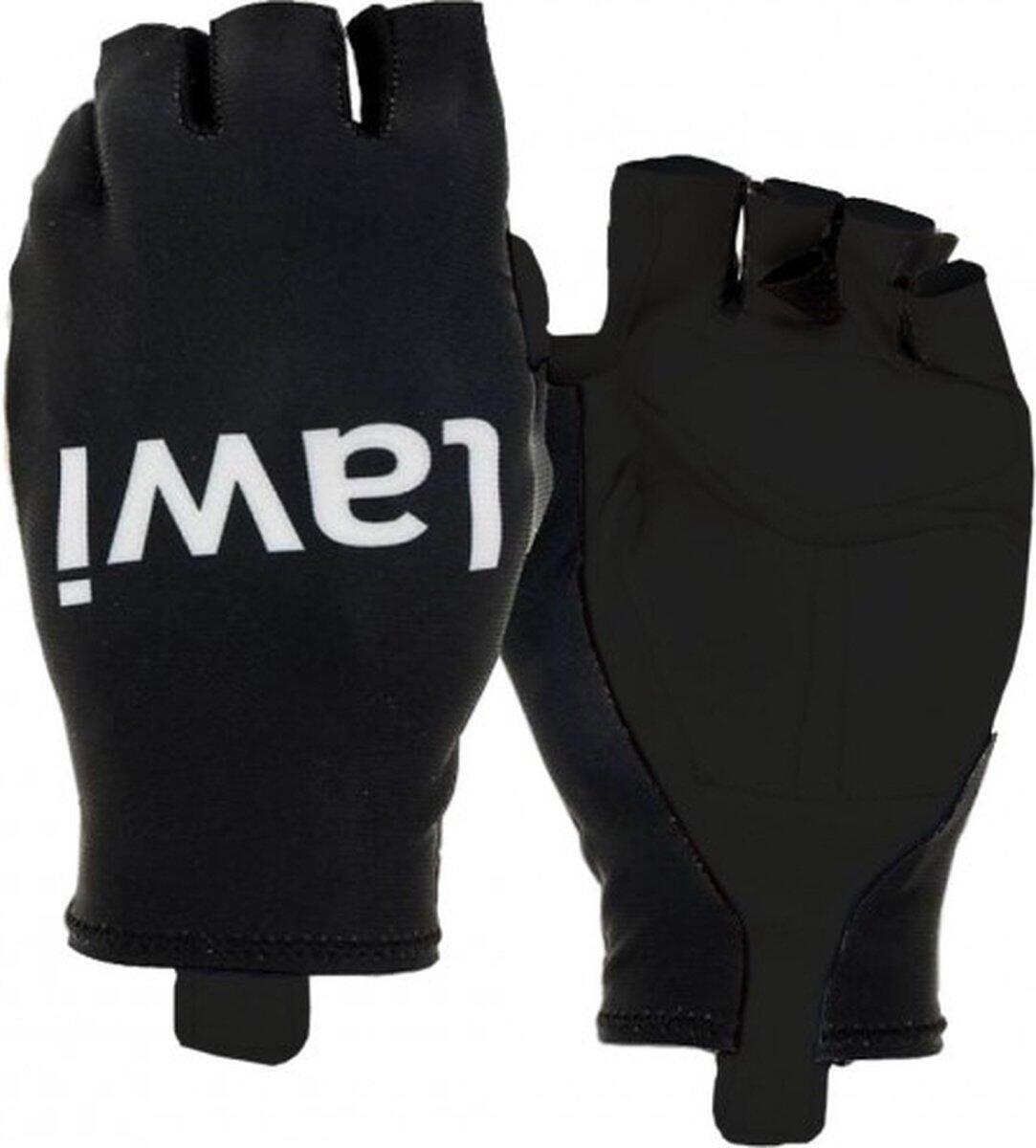 LAWI Fietshandschoenen korte vinger maat XL - Corridore zwart/wit