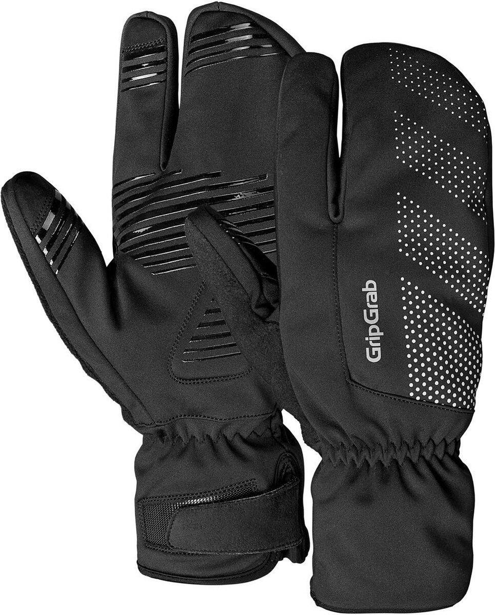 Gripgrab Ride Windproof Deep Winter Lobster Gloves Black - XXL