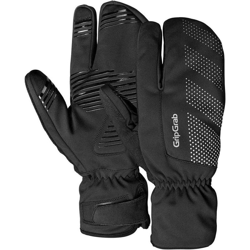 Gants de cyclisme coupe-vent XL unisexe - Ride Windproof Winter Lobster noir