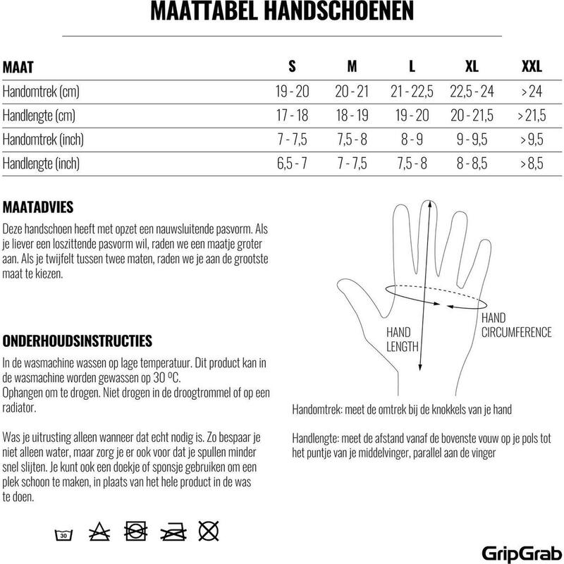 Fietshandschoenen regen maat S - Neoprene zwart