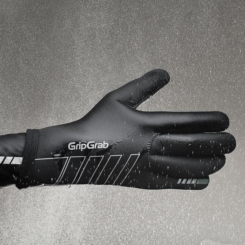 Fahrradhandschuhe Regen Größe XL - Neoprene schwarz