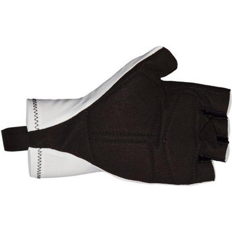 Fietshandschoenen korte vinger maat XL - Corridore wit/zwart