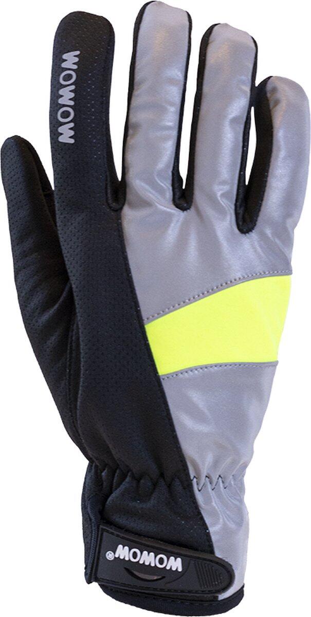 WOWOW Fahrradhandschuhe in fluo winddicht Größe M - Cycle Gloves 2.0 reflektierend