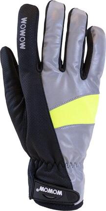 Fahrradhandschuhe in fluo winddicht Größe L - Cycle Gloves 2.0 reflektierend