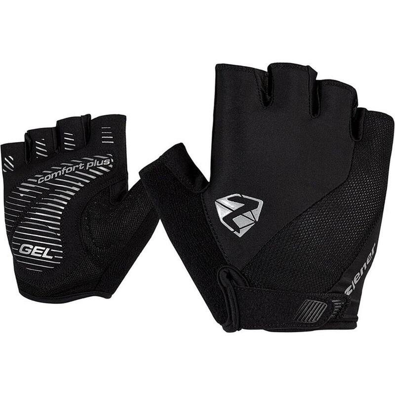 Gants vélo doigts courts taille L hommes - Collby noir