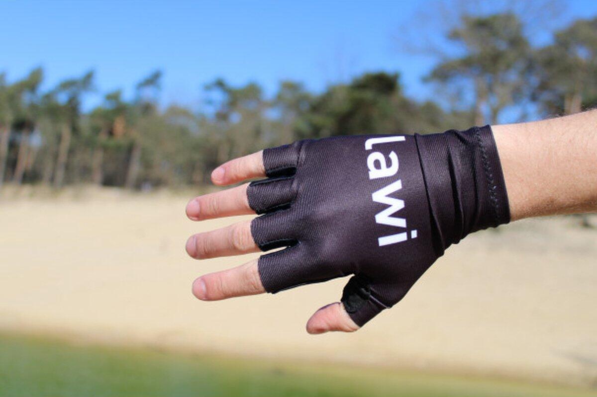 Gants vélo doigts courts taille S - Corridore noir/blanc 2/2