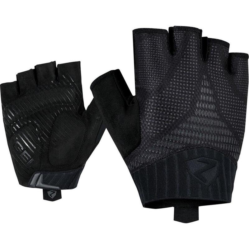 Gants vélo gel doigts courts taille XXL homme - Ceno noir