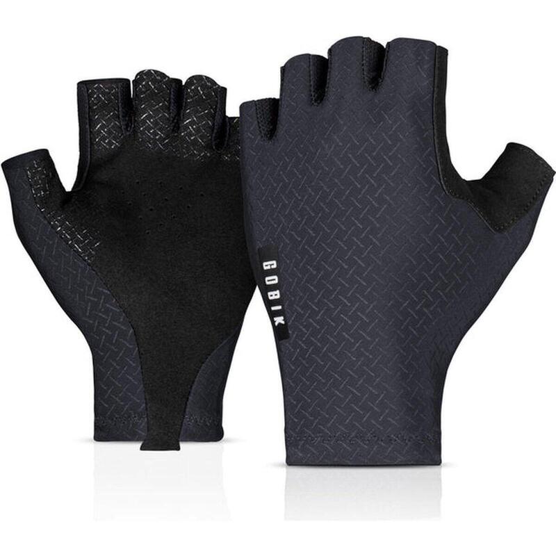 Fietshandschoenen met uitstekende grip maat S - Black Mamba grijs
