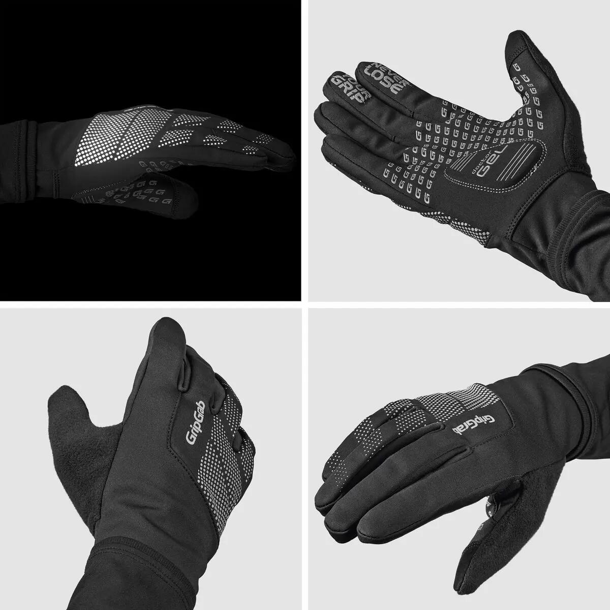 Gants vélo doigts longs taille XL - Ride Windproof noir 6/6