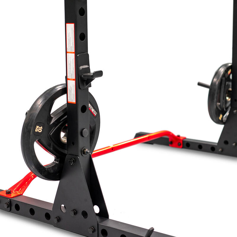 Rack Musculación 500 Plegable/Retráctil Sentadillas Bench Tracción