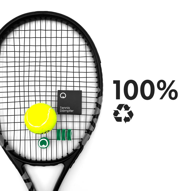 Ammortizzatore racchetta 4pz | 100% riciclato - Verde Wimbledon