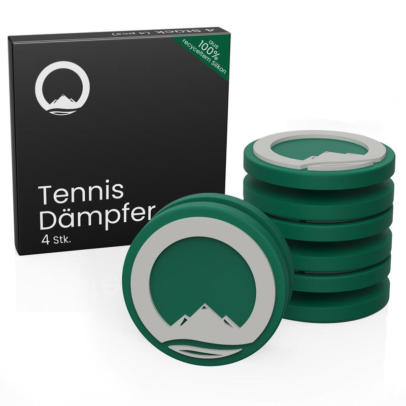 Amortecedor para raquete de Ténis 4 unid. | 100% reciclado - Verde Wimbledon