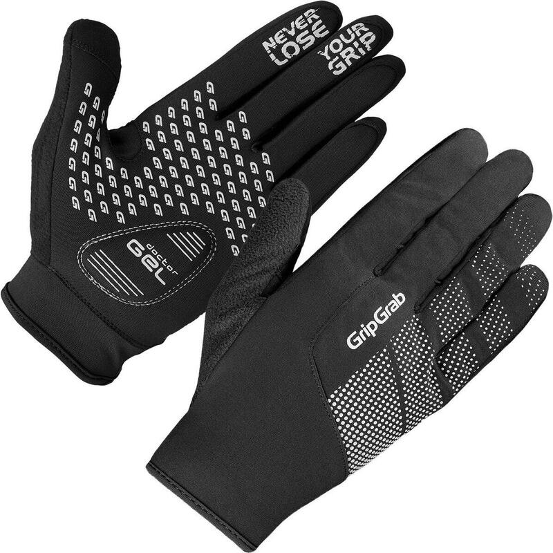 Fietshandschoenen lange vinger maat XL - Ride Windproof zwart