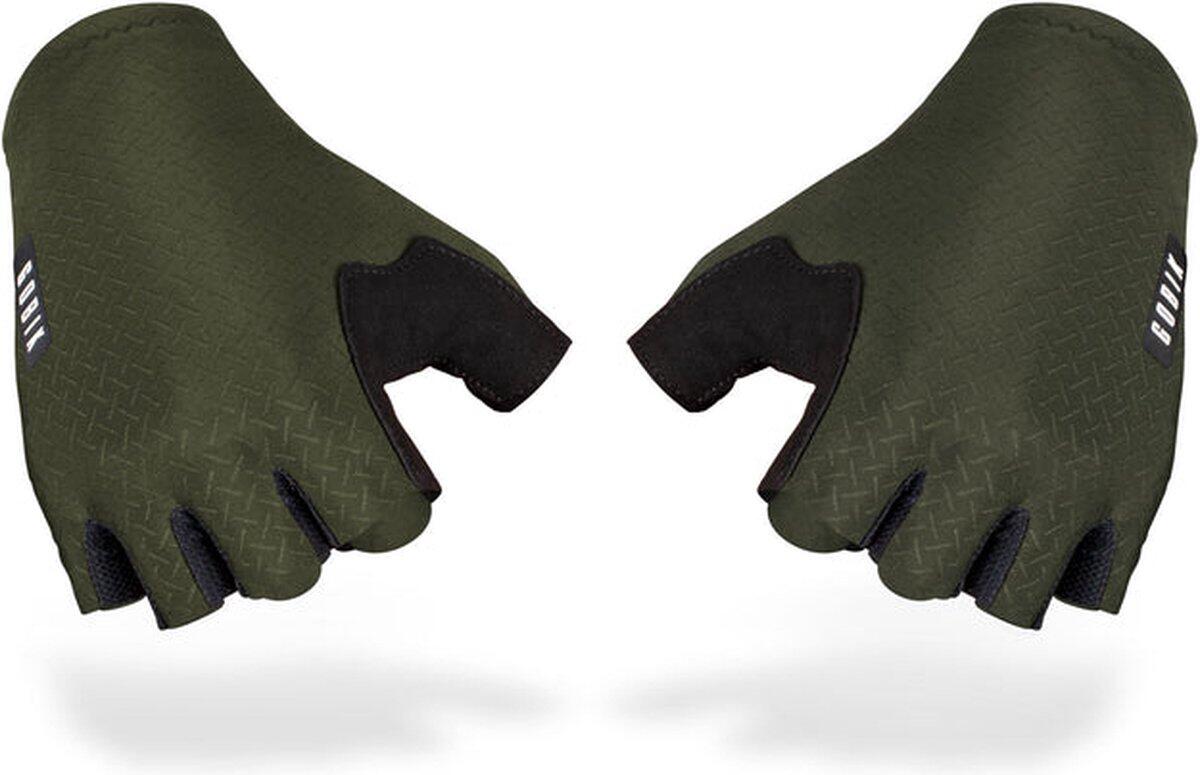 Fietshandschoenen met uitstekende grip maat L - Black Mamba army 2/2