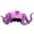Housse de casque fantaisie - Coolcasc - Pieuvre violette - Taille unique