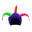 Housse de casque fantaisie-Coolcasc-Joker 2-Taille unique