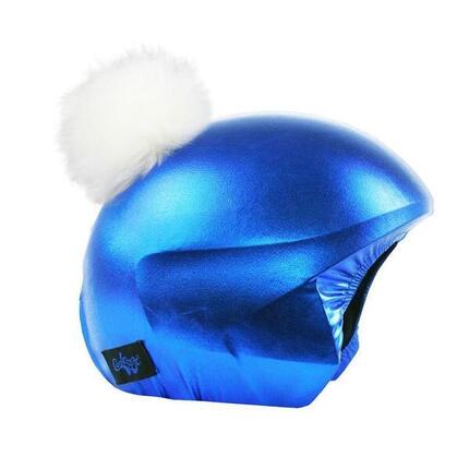 Housse de casque fantaisie - Coolcasc - Bleu et Blanc - Taille unique