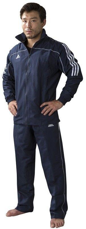 ADIDAS adidas Team Track Trainingsbroek Blauw/Wit 140