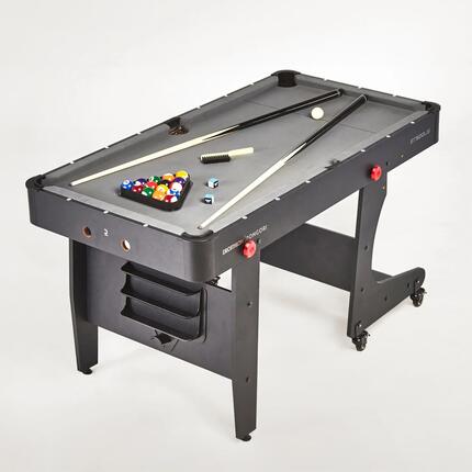 Seconde vie Table de billard pliable américain - BT 500 US tapis gris