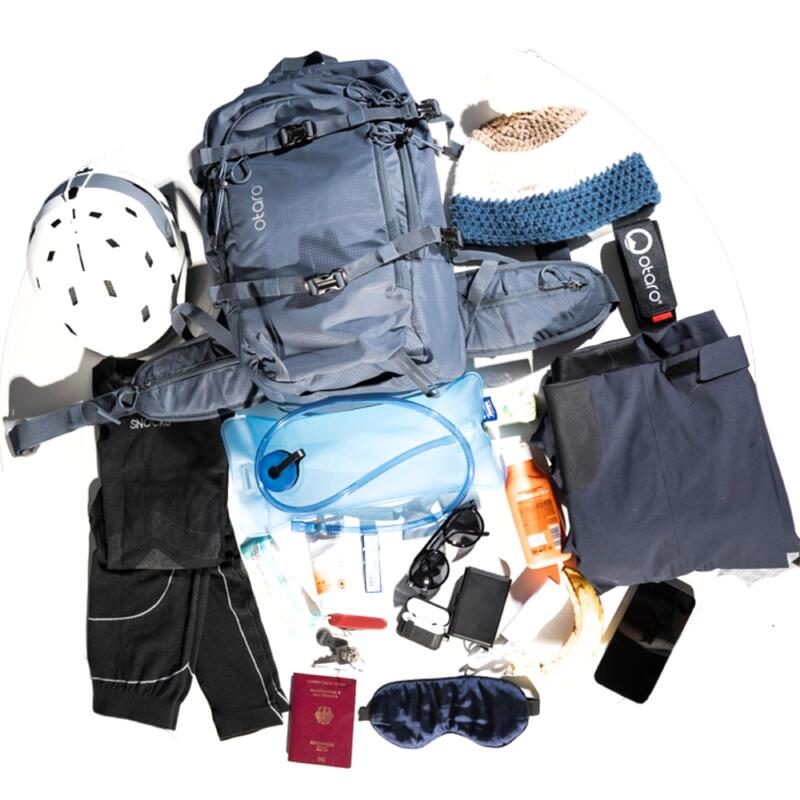 Skirucke Bag en Touring Backpack met drinkapparaat | 20L donkergrijs