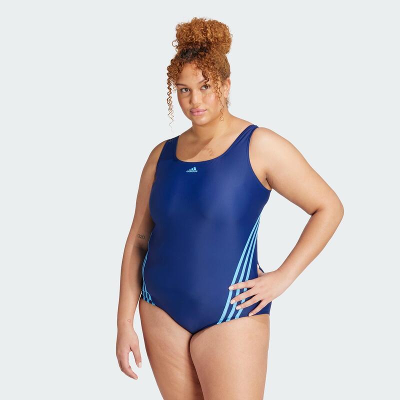 3-Stripes Swim Suit (Plus Size)