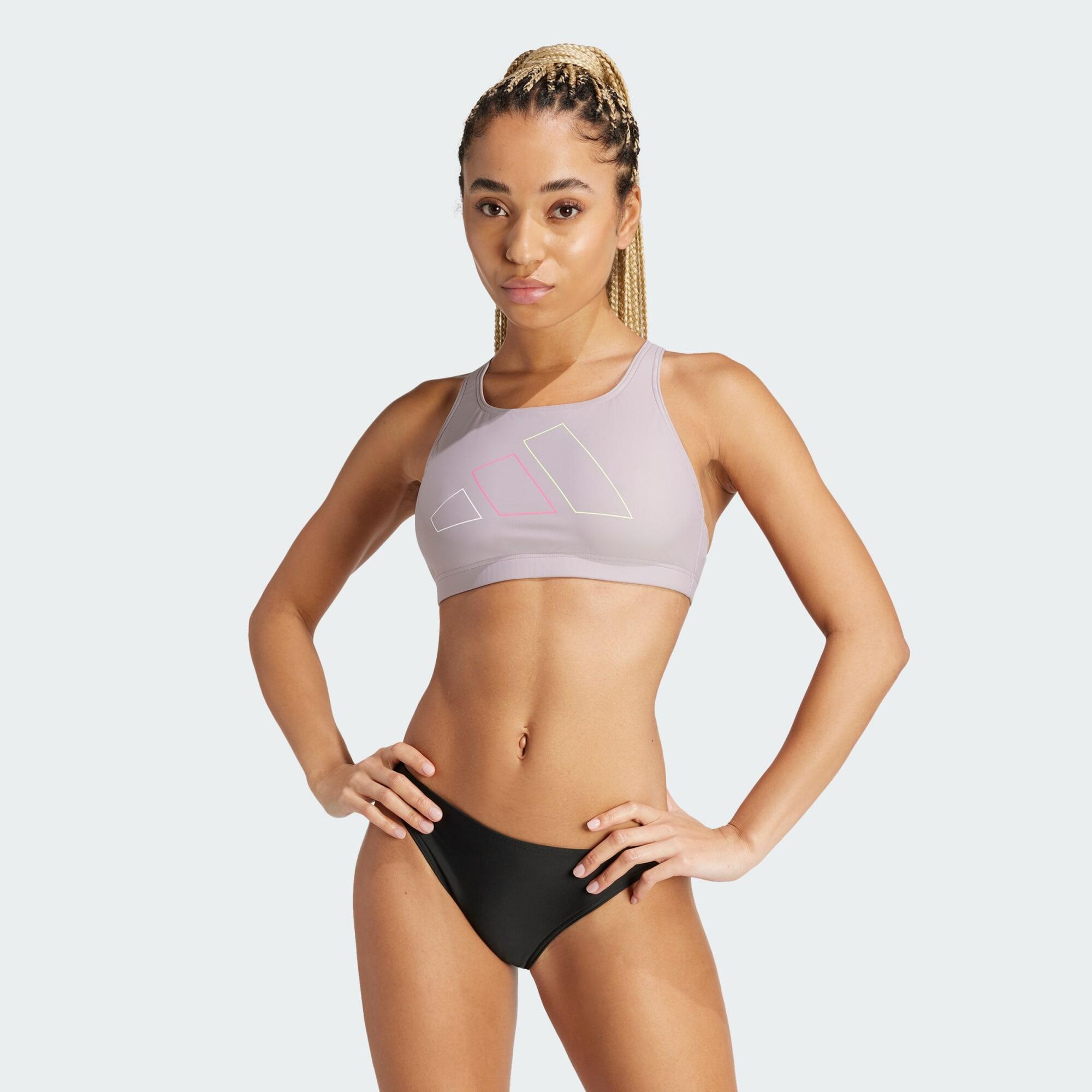 ADIDAS Big Bars Y-Back Bikini Top