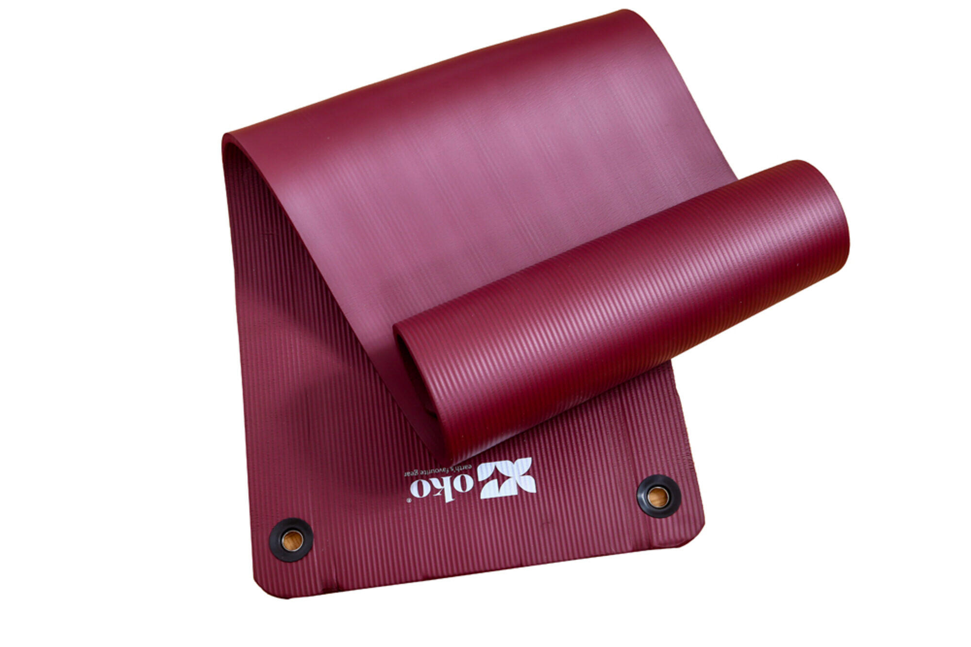 OKO Tappetino yoga eco-responsabile (con occhielli) - spessore 1,5 cm